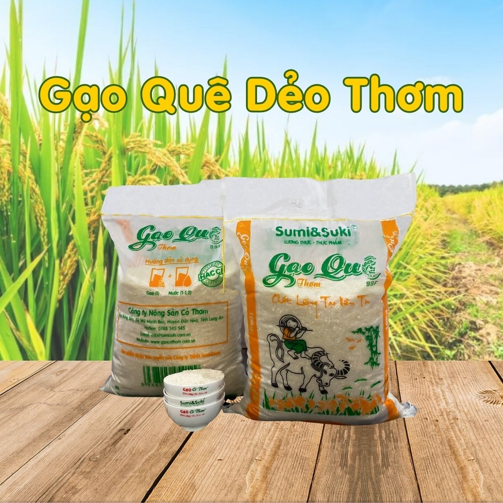 Gạo Quê Dẻo Thơm - GQT10