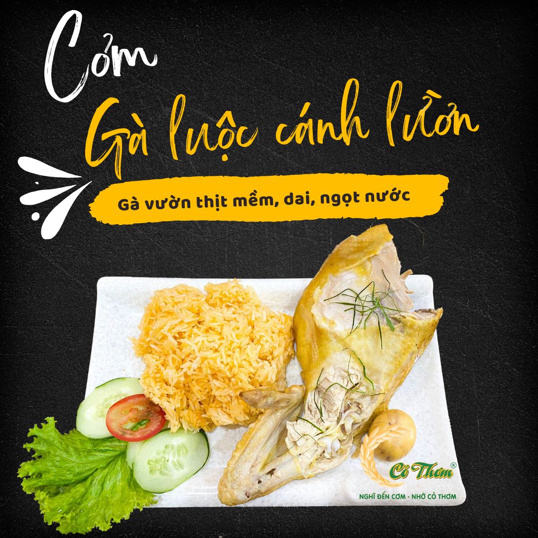 Gà luộc - cánh lườn 