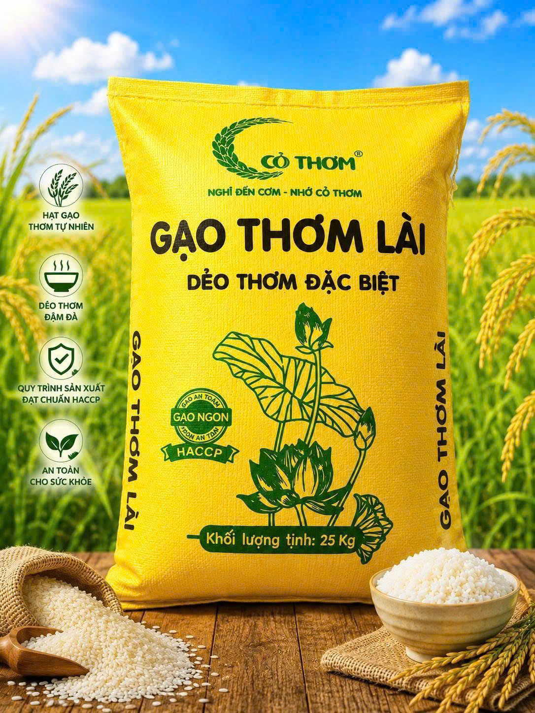 Gạo Thơm Lài - Giá bán liên hệ